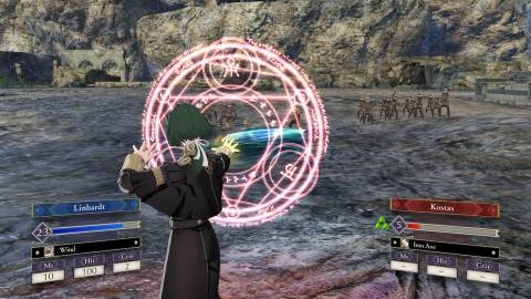 Casting magic in Fire Emblem Three Houses