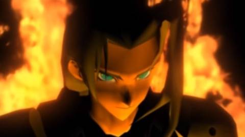 CG Sephiroth in Final Fantasy 7 (PS1)