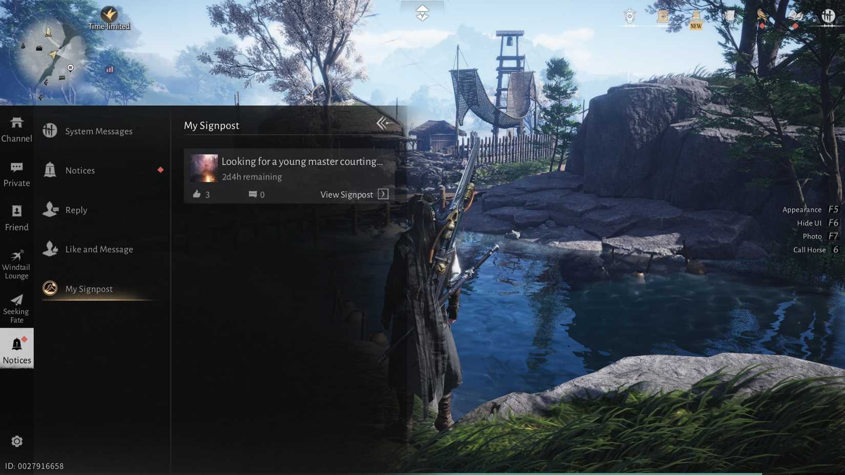 checking on signpost where winds meet