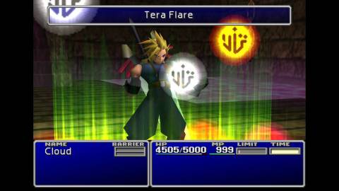 Cloud using Tera Flare - Final Fantasy 7