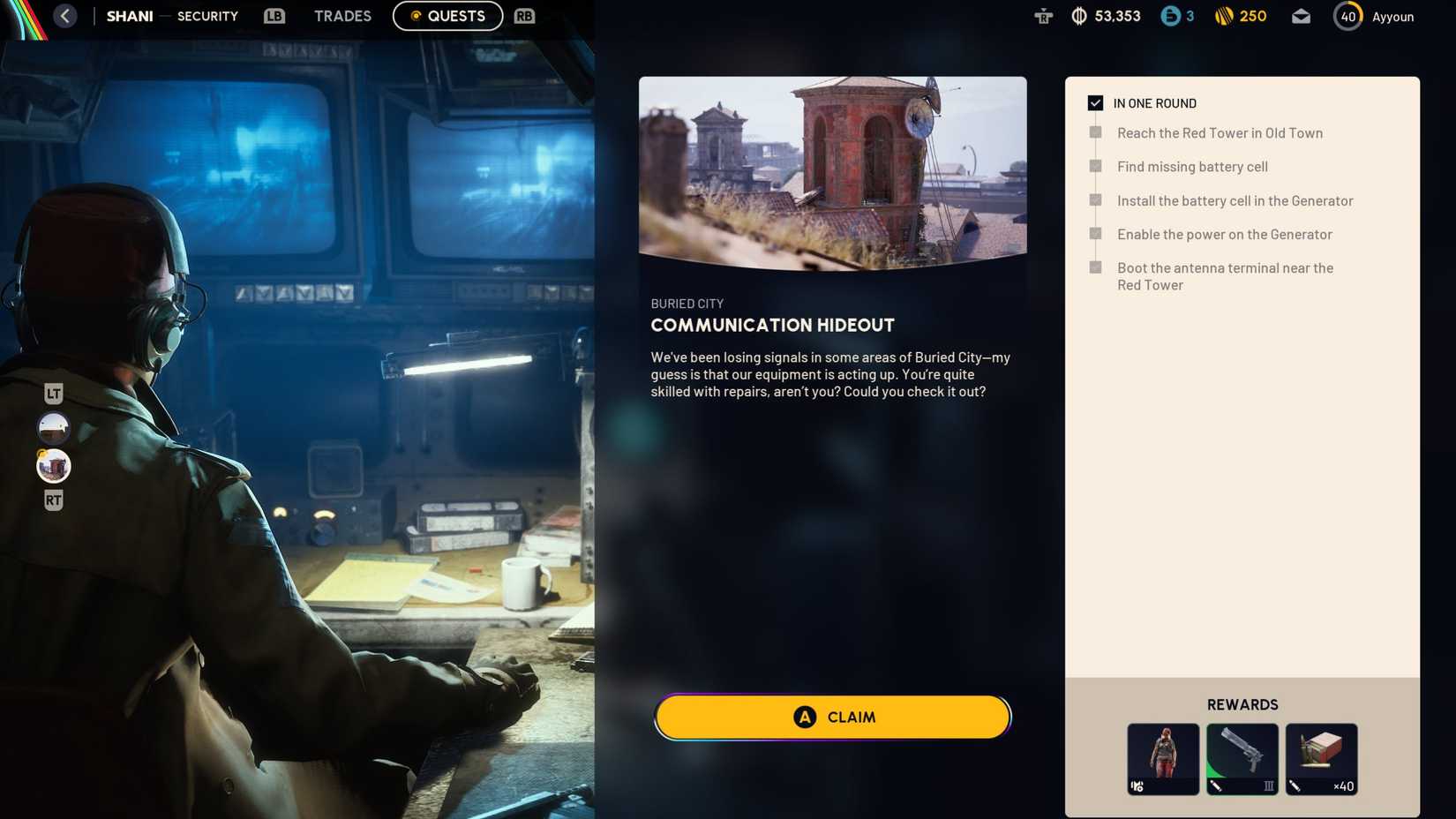 Communication Hideout ARC Raiders Quest Completed