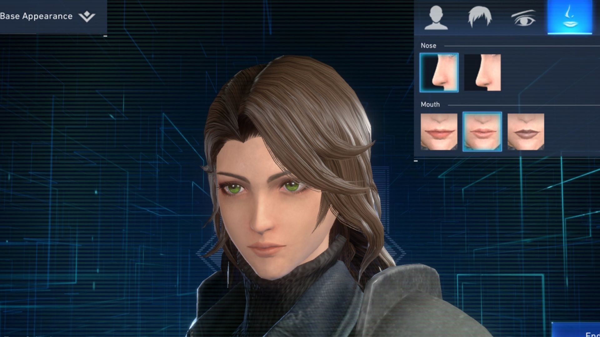 Creating a character in Final Fantasy 7 The First Soldier