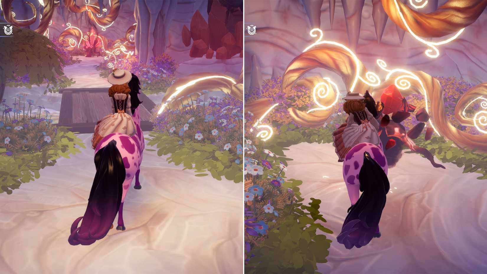 crystal location inside a cave in ddv disney dreamlight valley