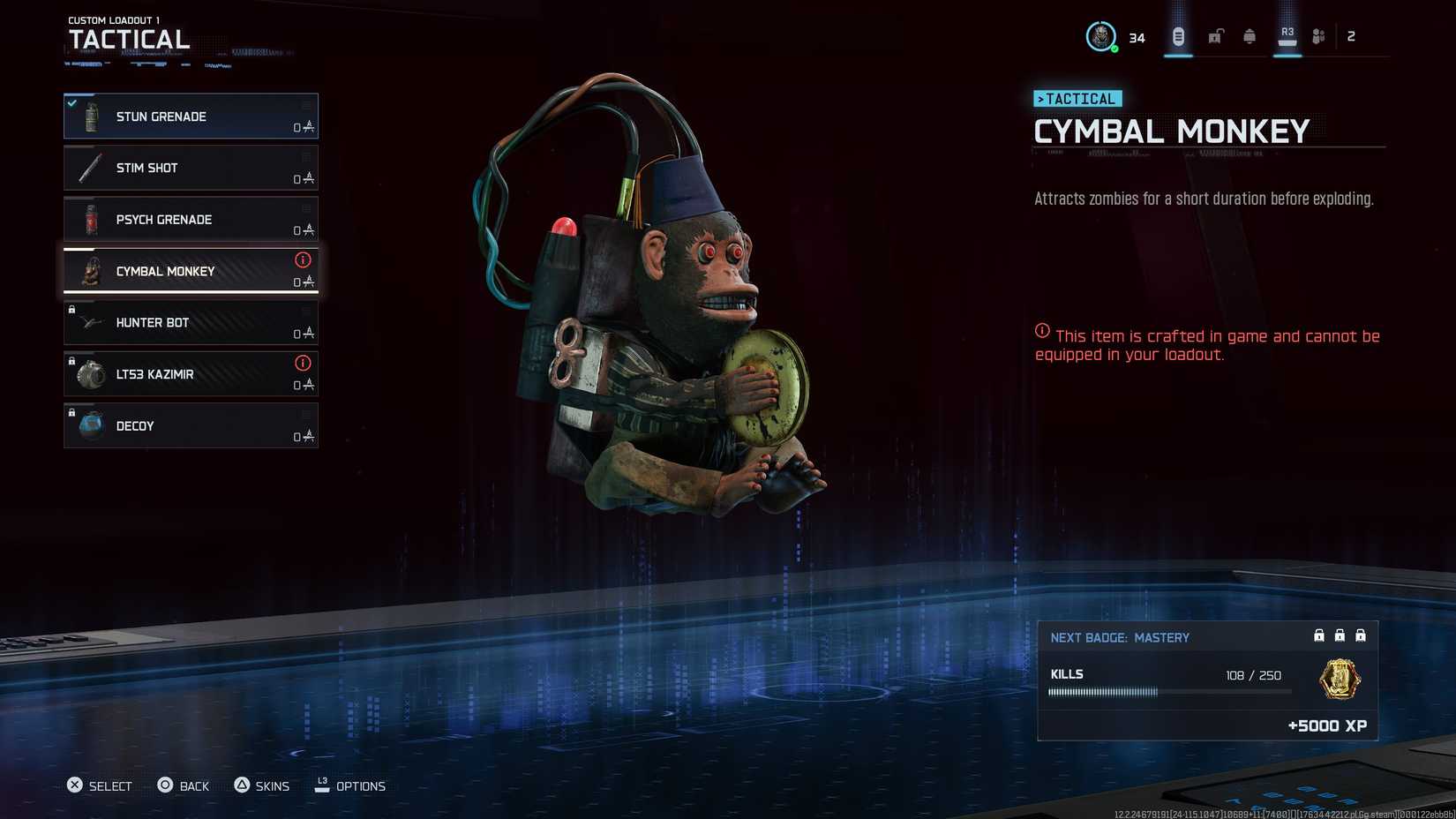 cymbal monkey in bo7 zombies