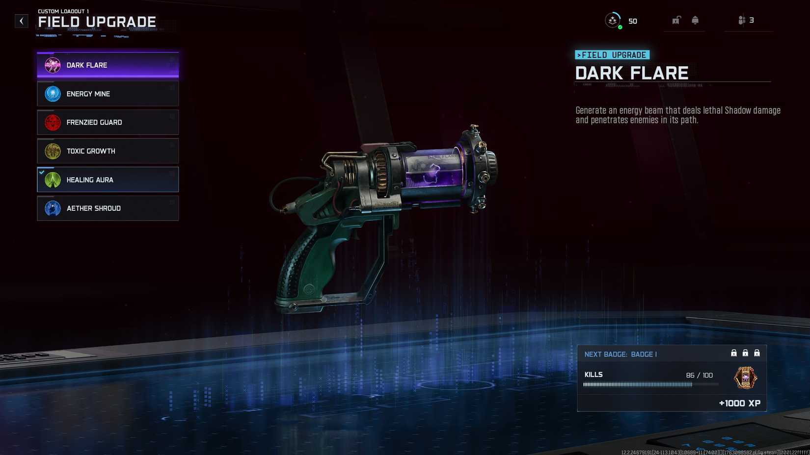 dark flare field upgrade bo7