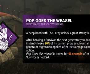 dead by daylight perk description pop goes the weasel