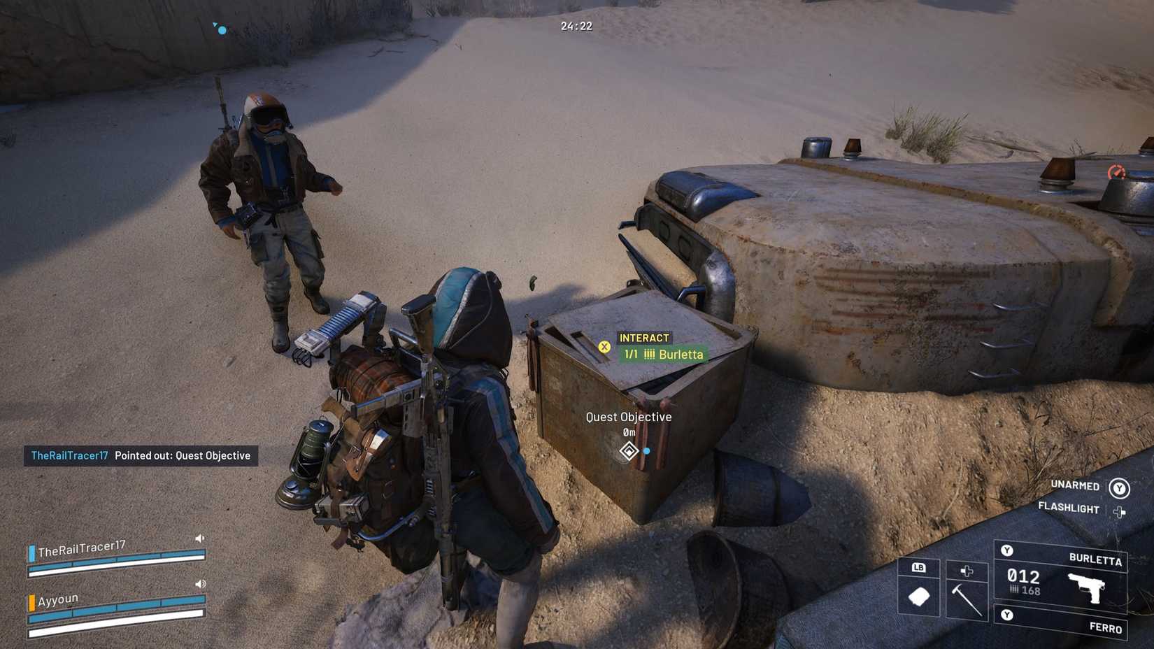 Save Burletta and level the ARC Raiders industrial espionage weapons cache