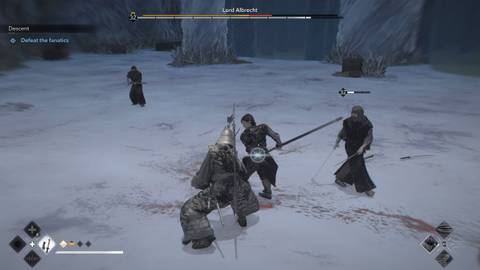 Descent Quest Assassin's Creed Shadows X Attack on Titan Lord Albrecht Boss Fight