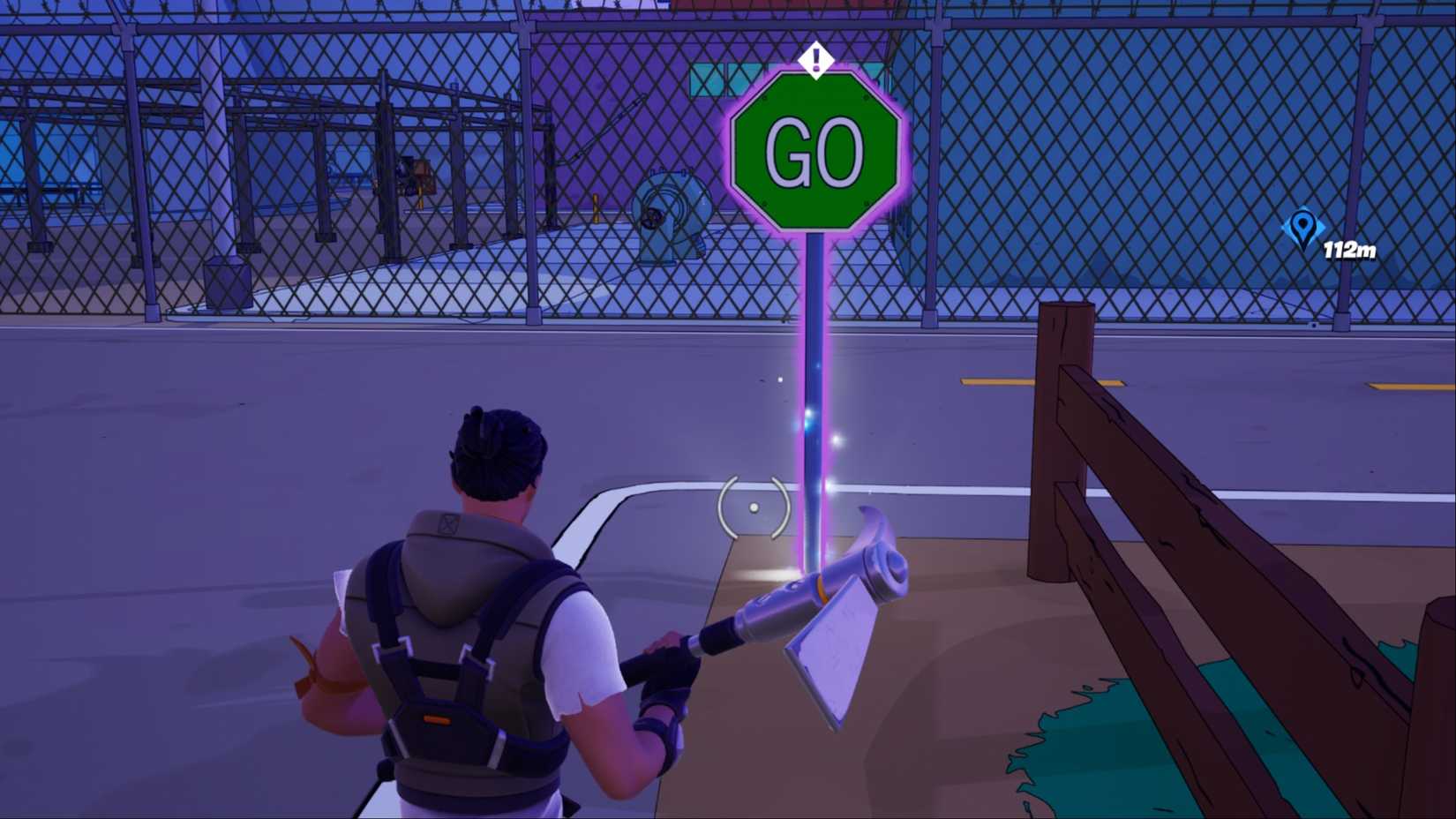 destroy sign fortnite