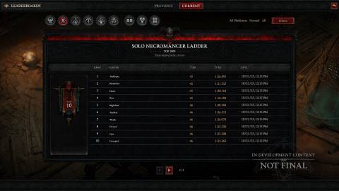diablo 4 season 11 tower leaderboard ui
