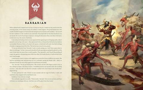 Diablo Drinks, Potions & Elixirs Cocktails and Provisions from Sanctuary barbarian lore