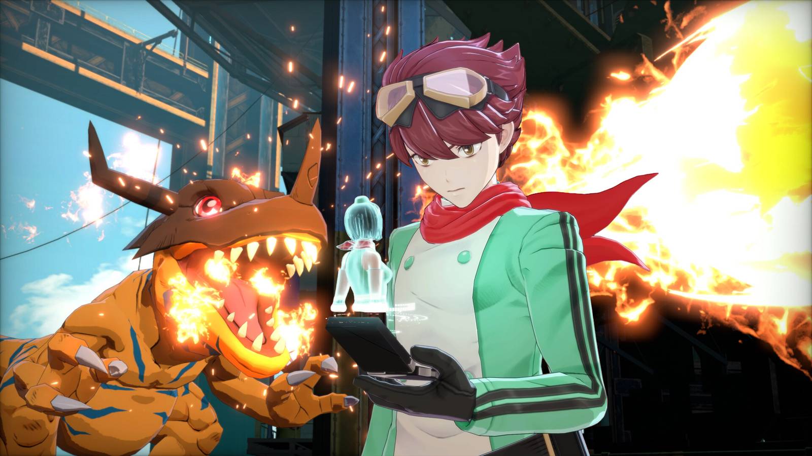 Digimon Story Time Stranger gameplay screenshots composite