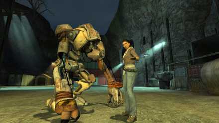 Dog and Alex in Half-Life 2