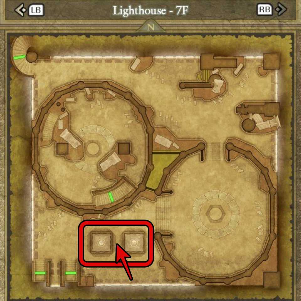 DQ2-MM-33-Lighthouse-7F-Map-SQUARE