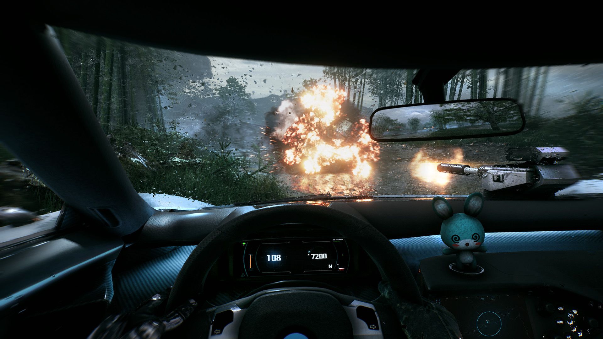 Driving a car in Bright Memory Infinite