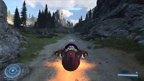 Driving a ghost in Halo Infinite