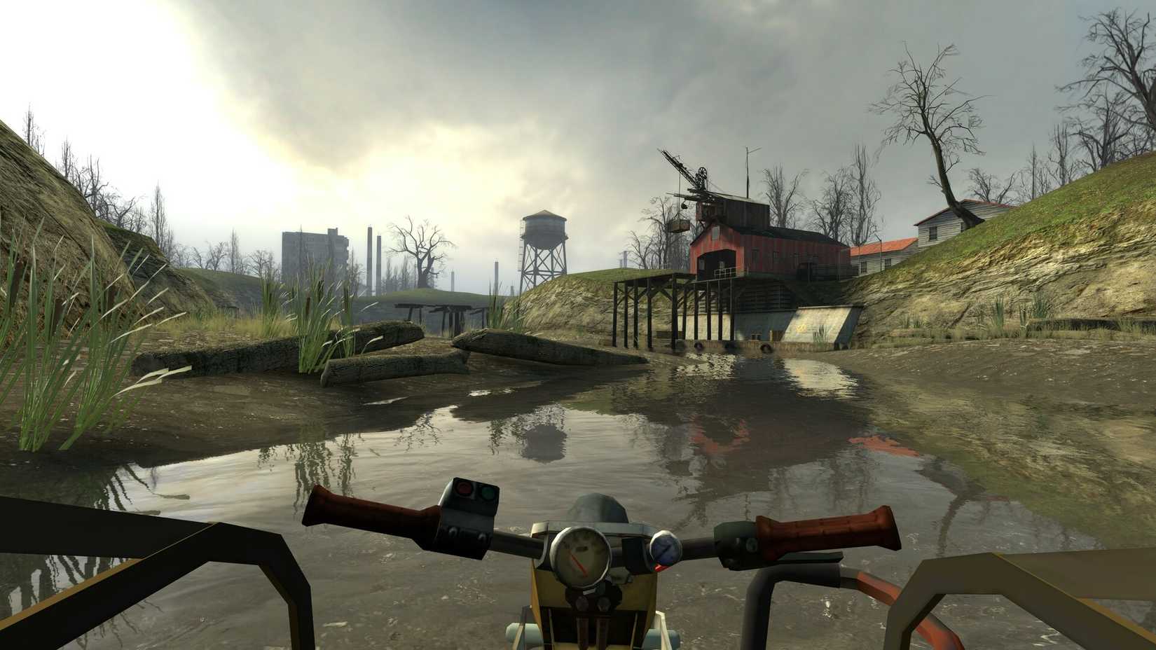 Driving outdoors in Half-Life 2