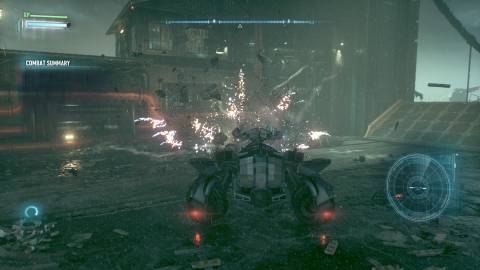 Driving the Bat Mobile in Batman Arkham Knight