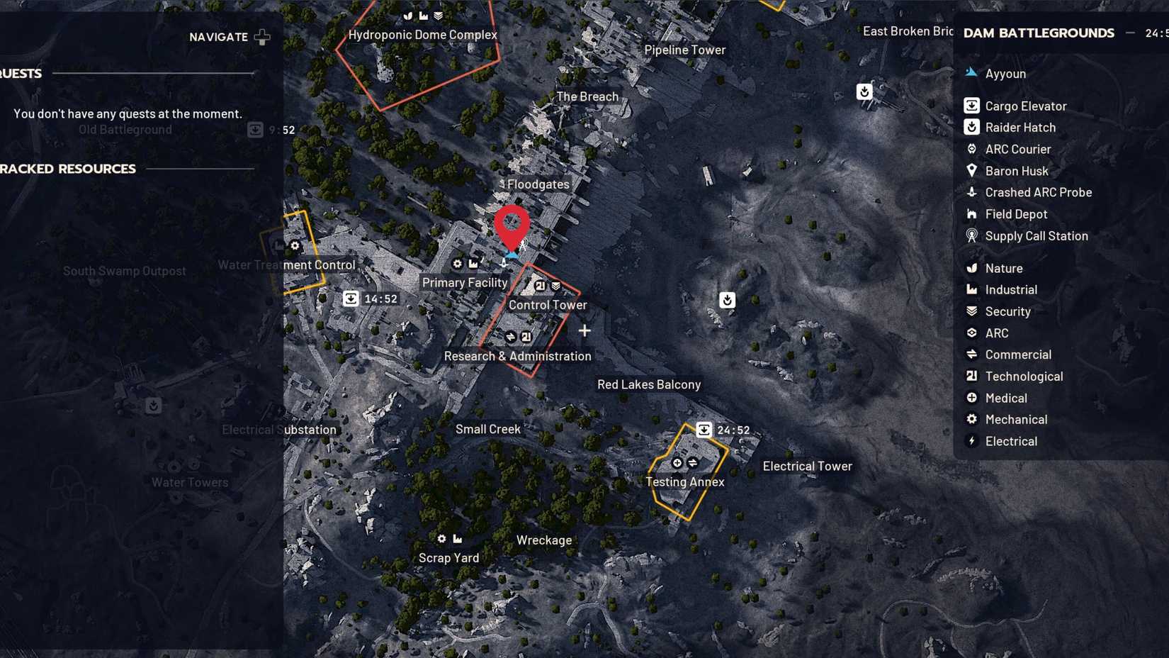 Calças duráveis ​​na localização Speranza ARC Raiders