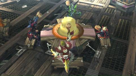 Eating with a party in Monster Hunter Generations Ultimate