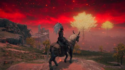 Elden Ring Caelid Red Landscape