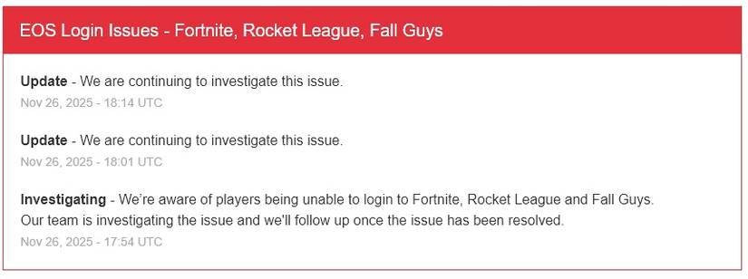 fortnite down right now