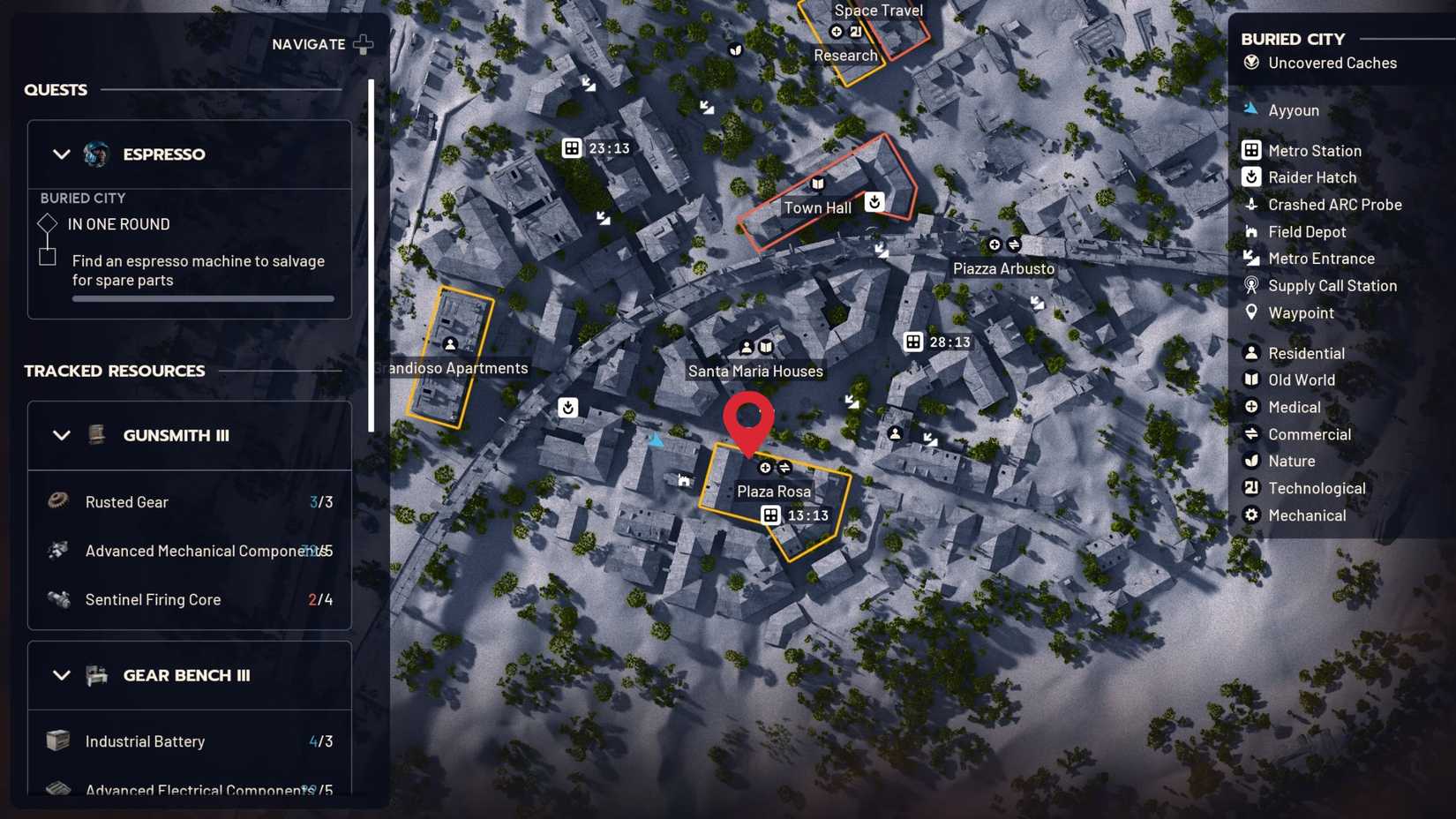 Espresso Machine Location Buried City ARC Raiders