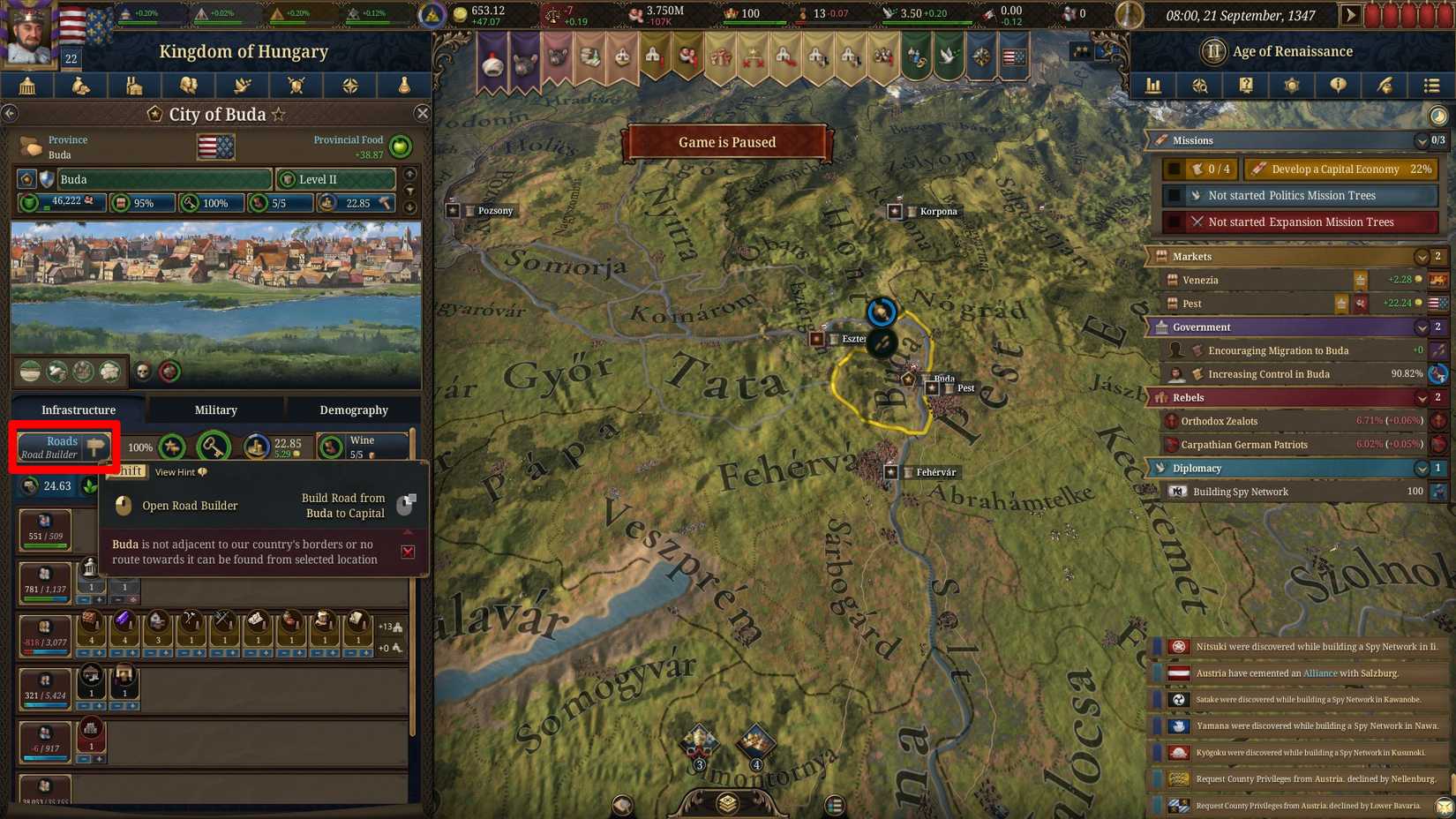 How to increase your eu5 control