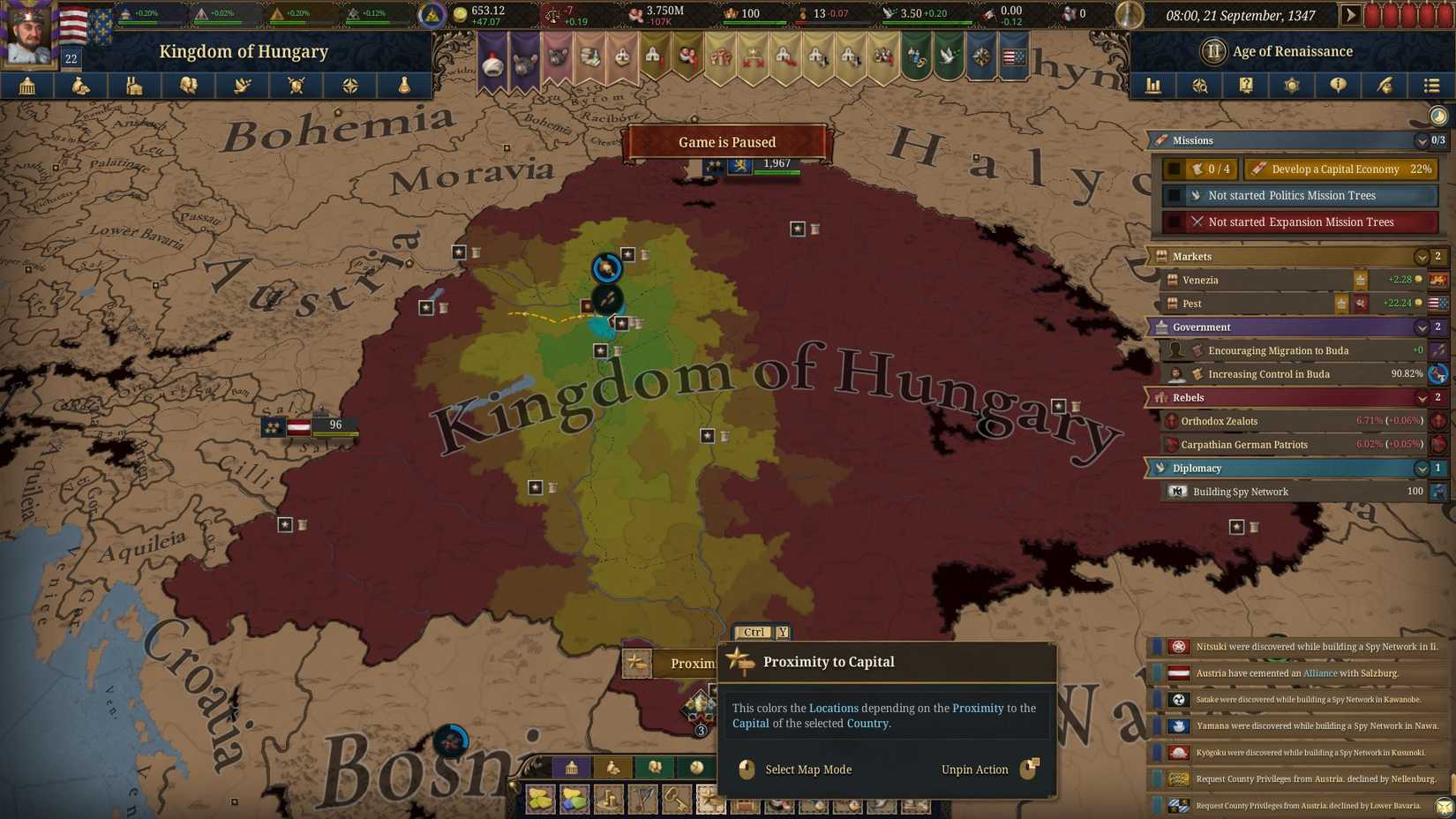 How to increase your eu5 control