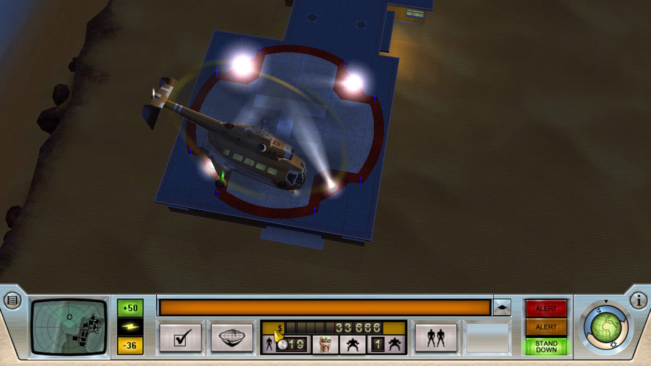 evil genius helicopter pad game