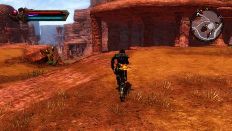 Exploring a desert in Kingdoms of Amalur Reckoning