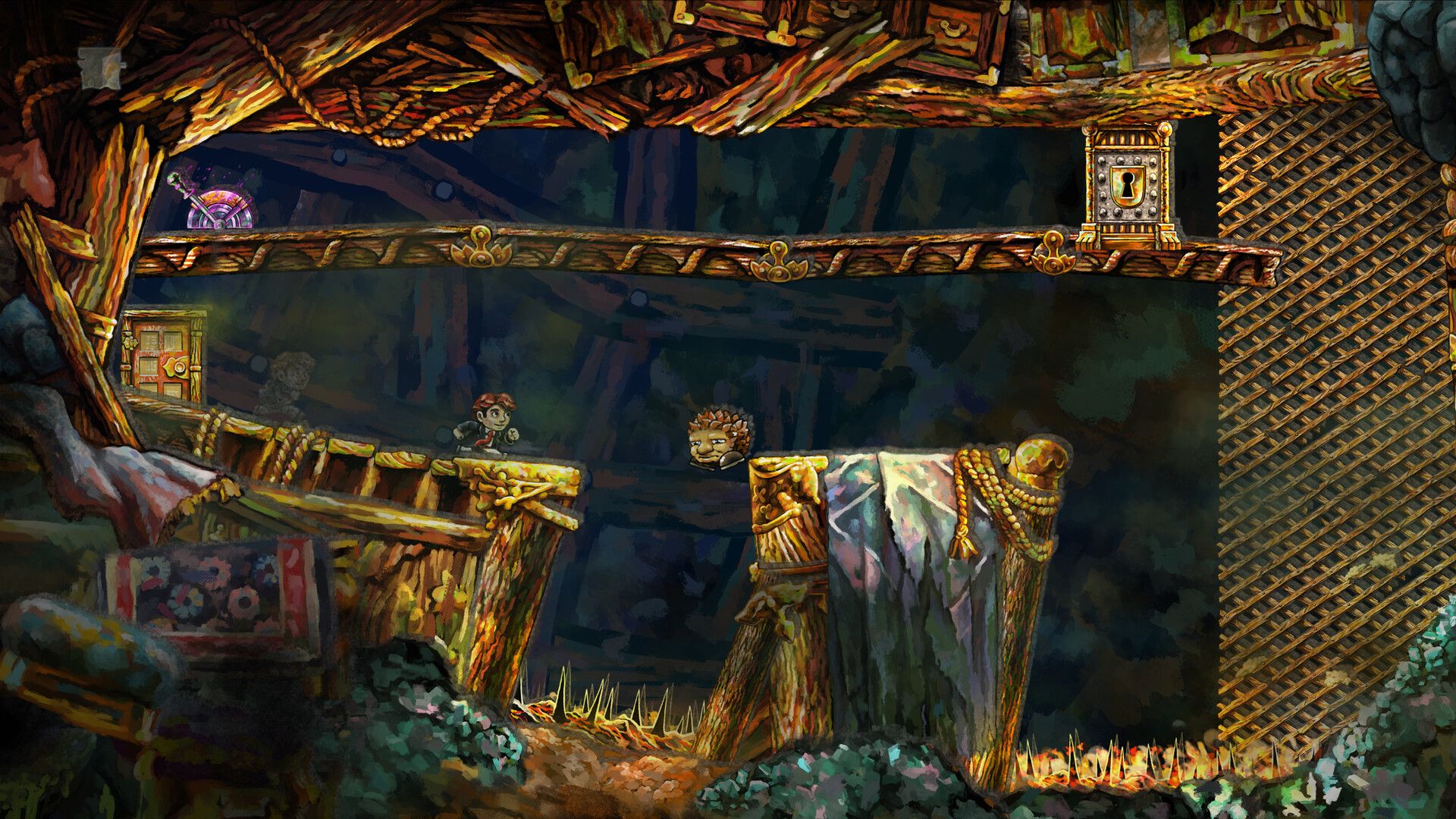 Exploring a level in Braid