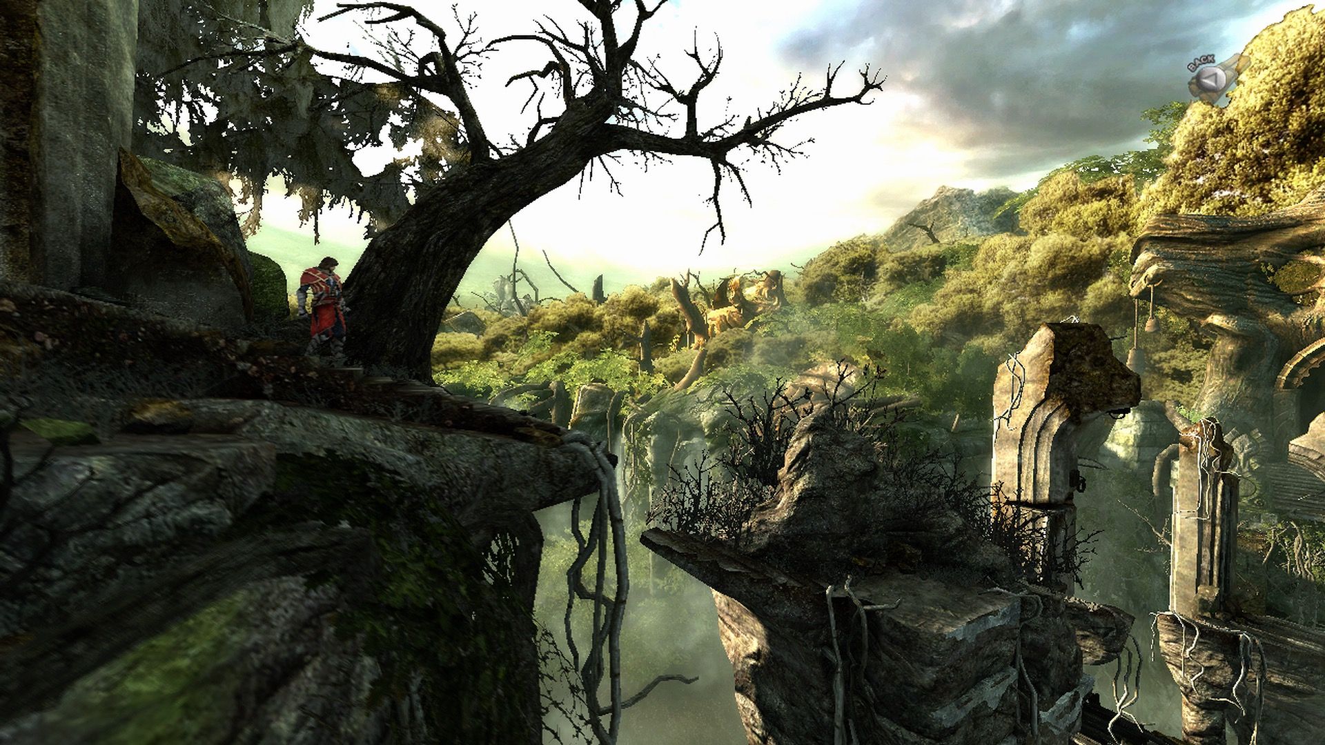 Exploring a level in Castlevania Lords Of Shadow