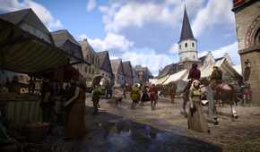 Exploring the city in Kingdom Come Deliverance 2
