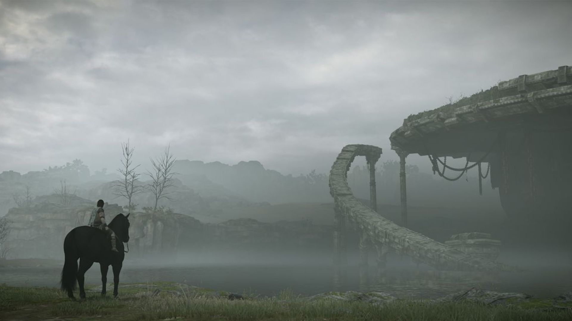 Exploring the open world - Shadow Of The Colossus