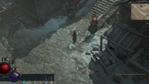 Exploring the world in Diablo 4