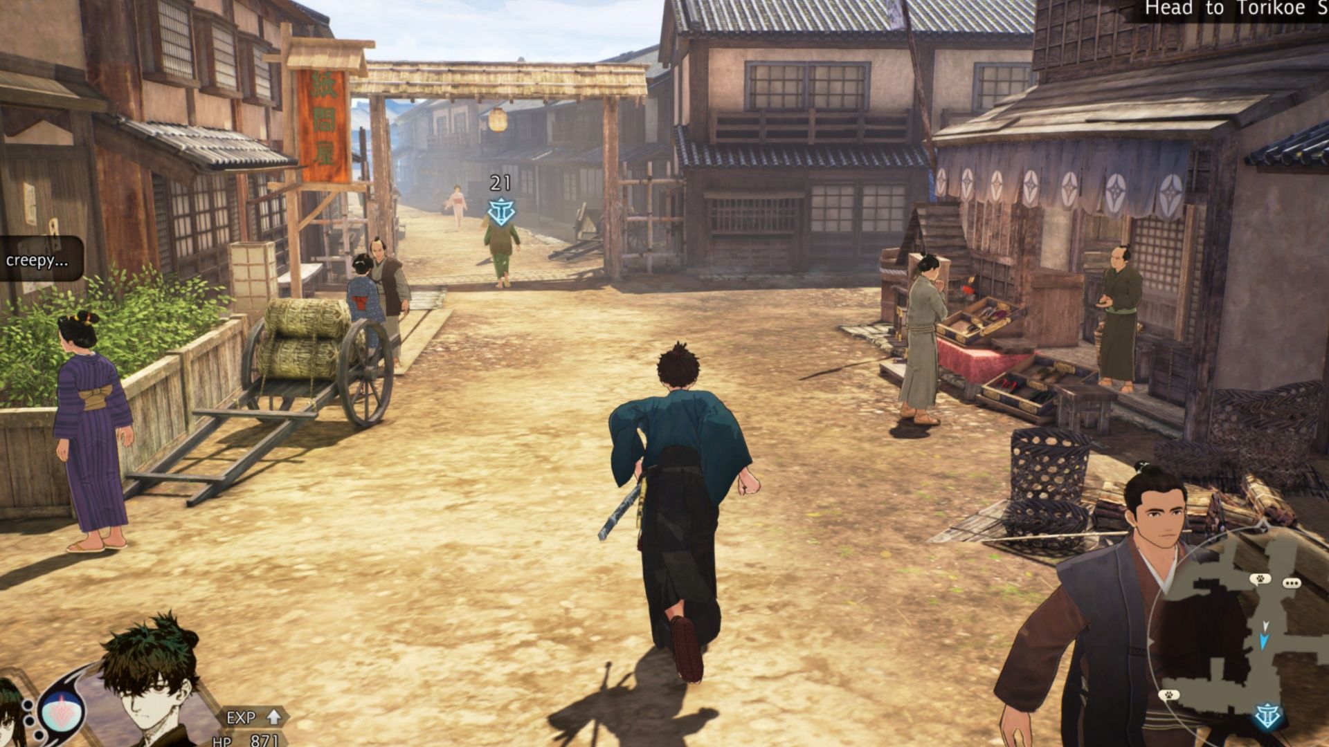 Exploring the world in Fate Samurai Remnant