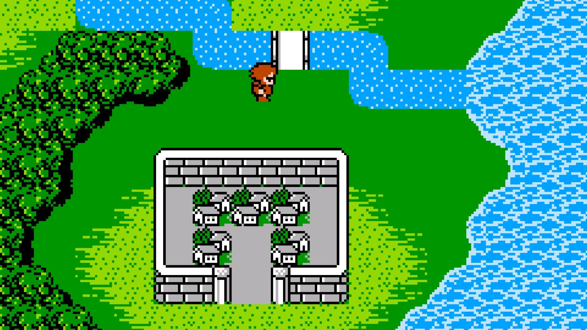 Exploring the world in Final Fantasy 2 (NES)