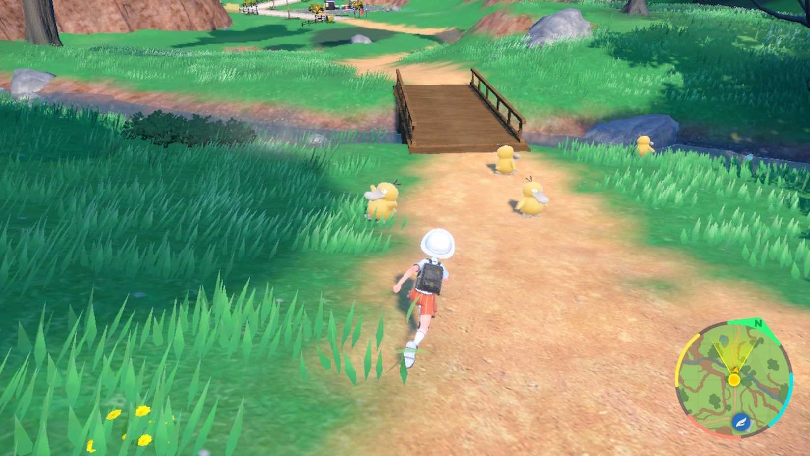 Exploring the worlf in Pokemon Violet