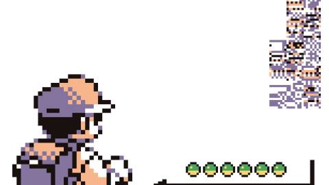 Facing MissingNo in Pokemon Blue