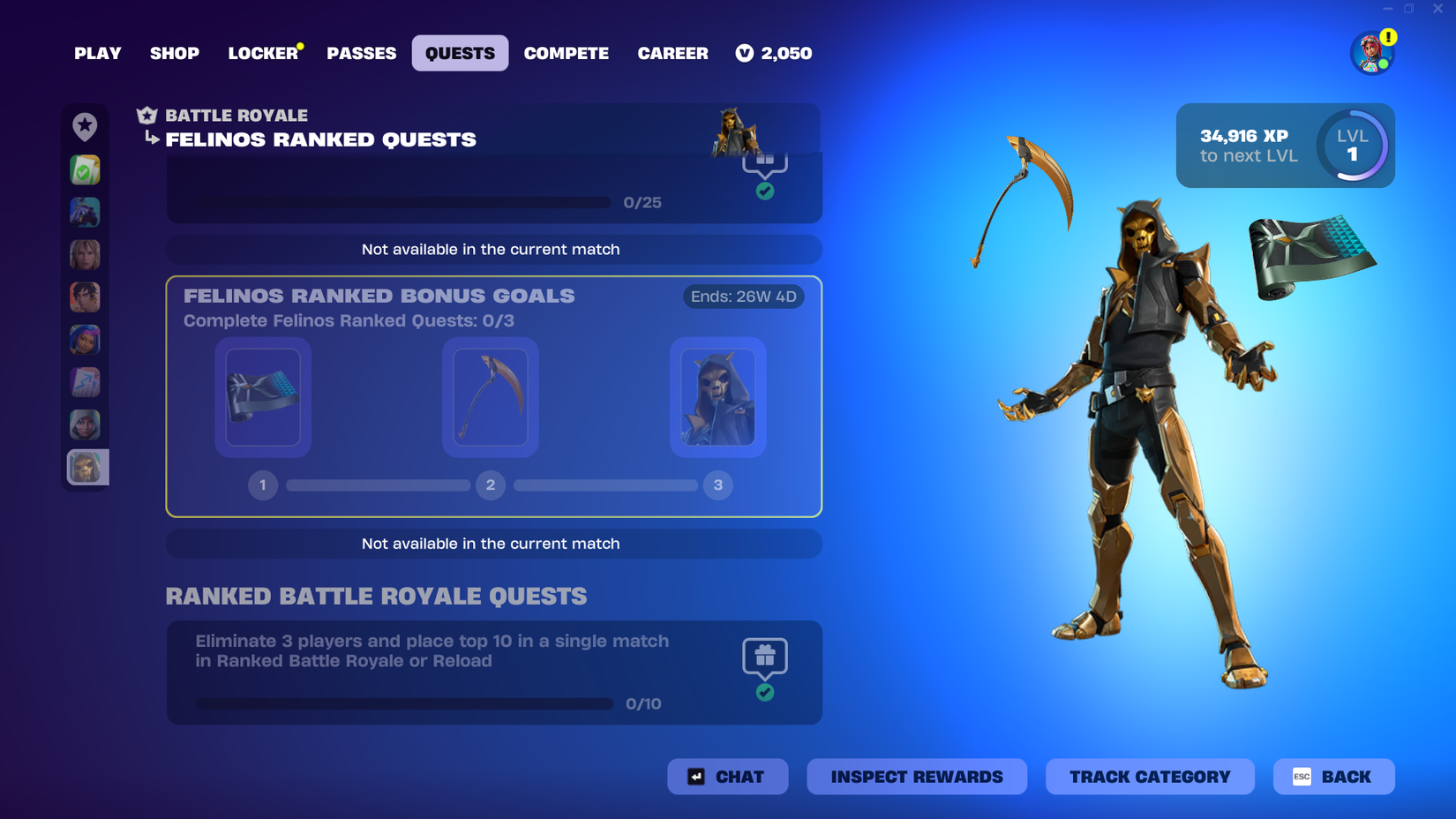 Felinos Rewards fortnite