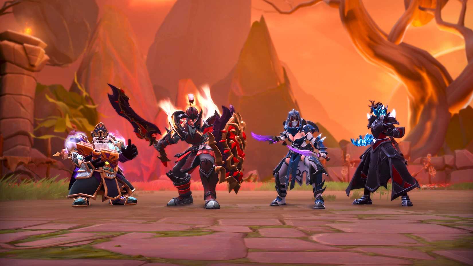 fellowship characters posing