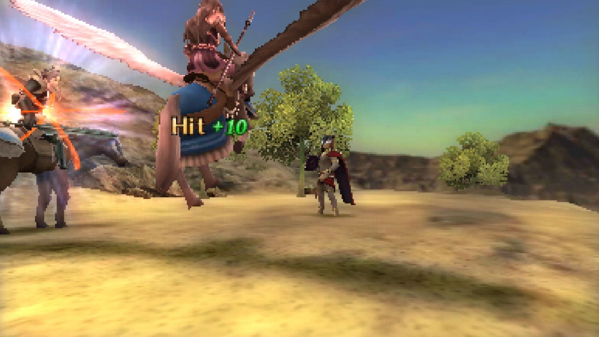 Fighting a battle in Fire Emblem Awakening