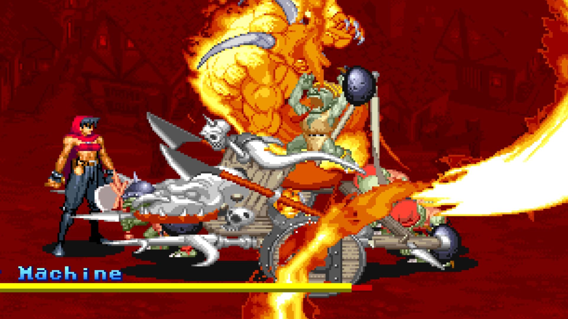 Fighting a boss in Dungeons & Dragons Shadow Over Mystara