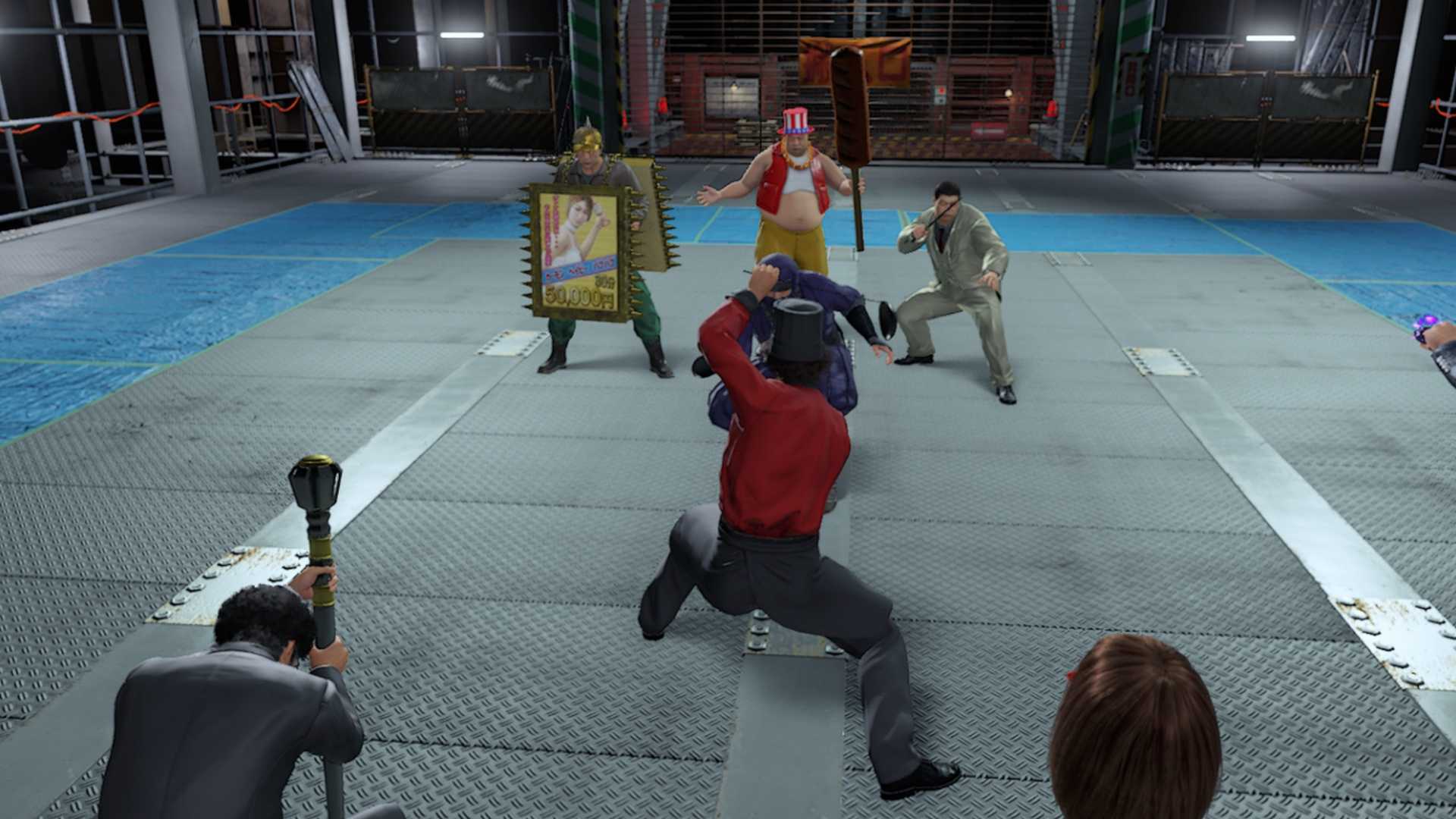 Pertarungan arena di Yakuza Like A Dragon, menunjukkan bagaimana franchise game berubah.