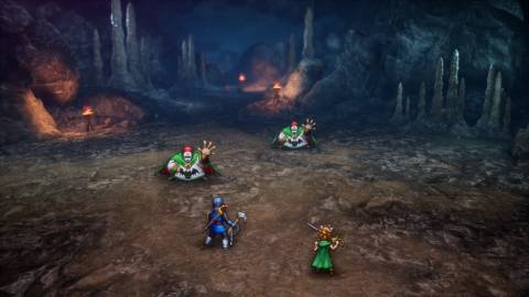 Fighting Magus in Dragon Quest 2 Remake