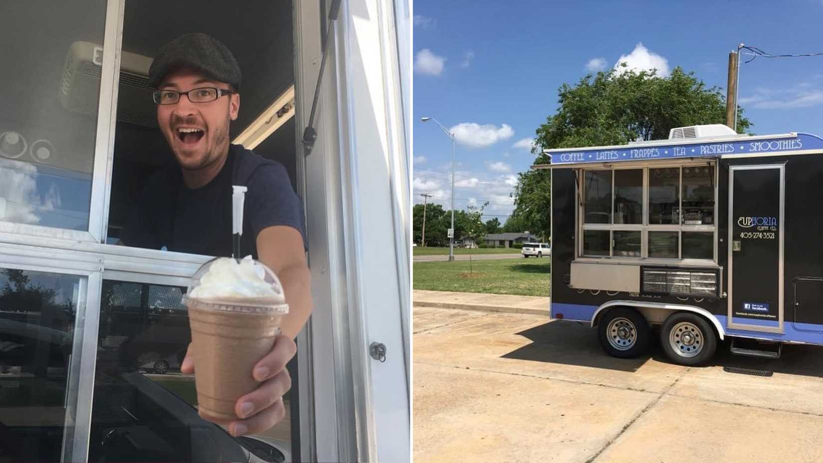 Final Fantasy coffee truck