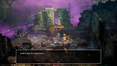 Finding Holy Lance in Dragon Quest 2 Remake
