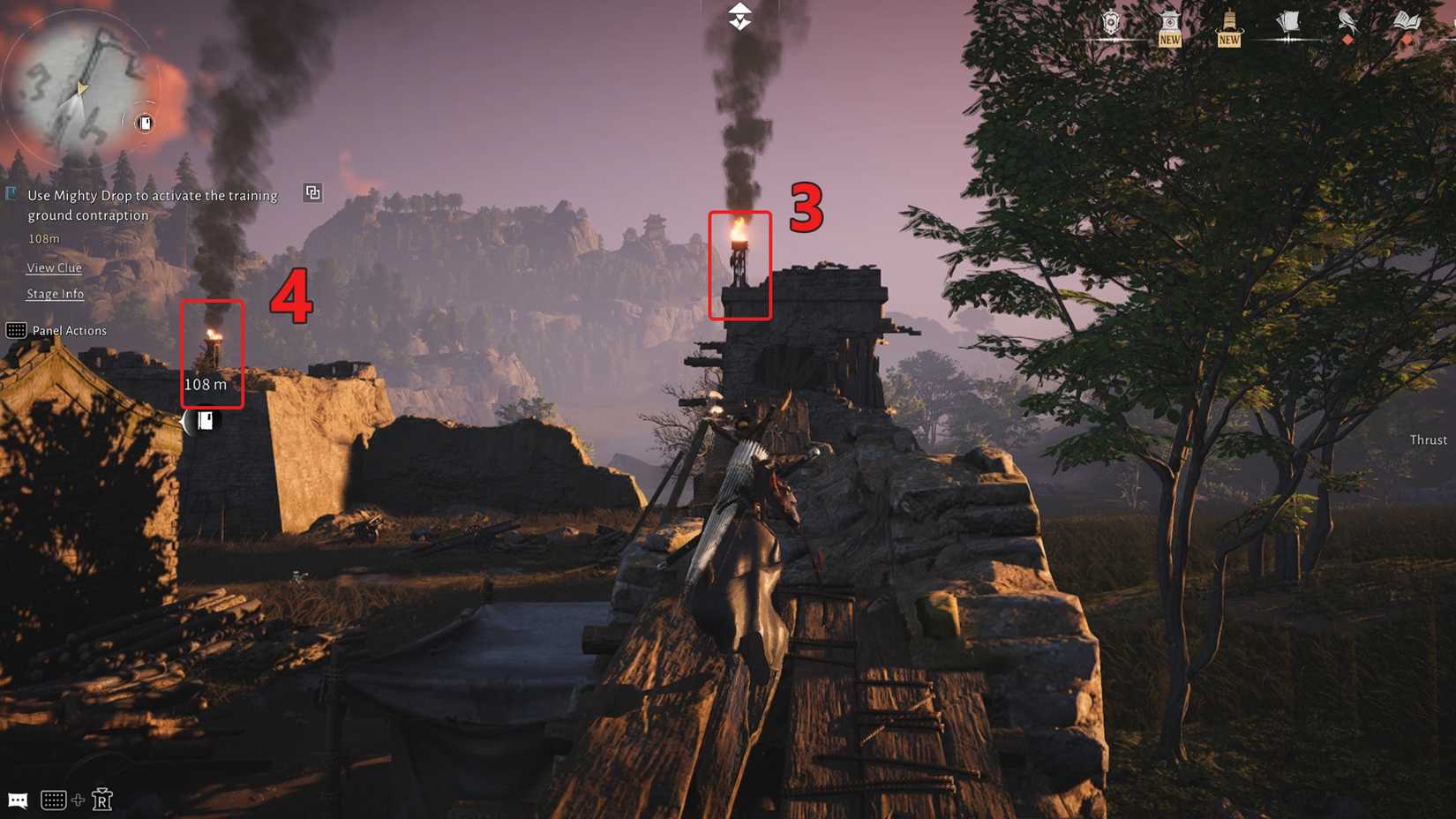 fire contraption 3 and 4 location in wwm where winds meet