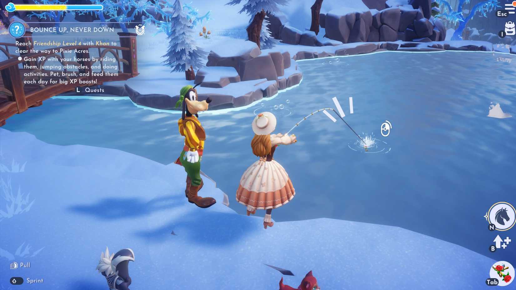 fish outside ripples for old braided rope in ddv disney dreamlight valley